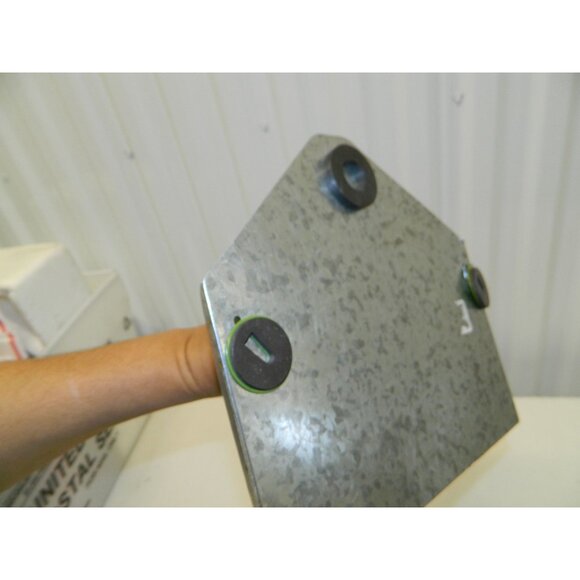 Wall Note Letter Holder Farm Style Galvanized Tin Metal Envelope Magnets Hold Em - Picture 7 of 7